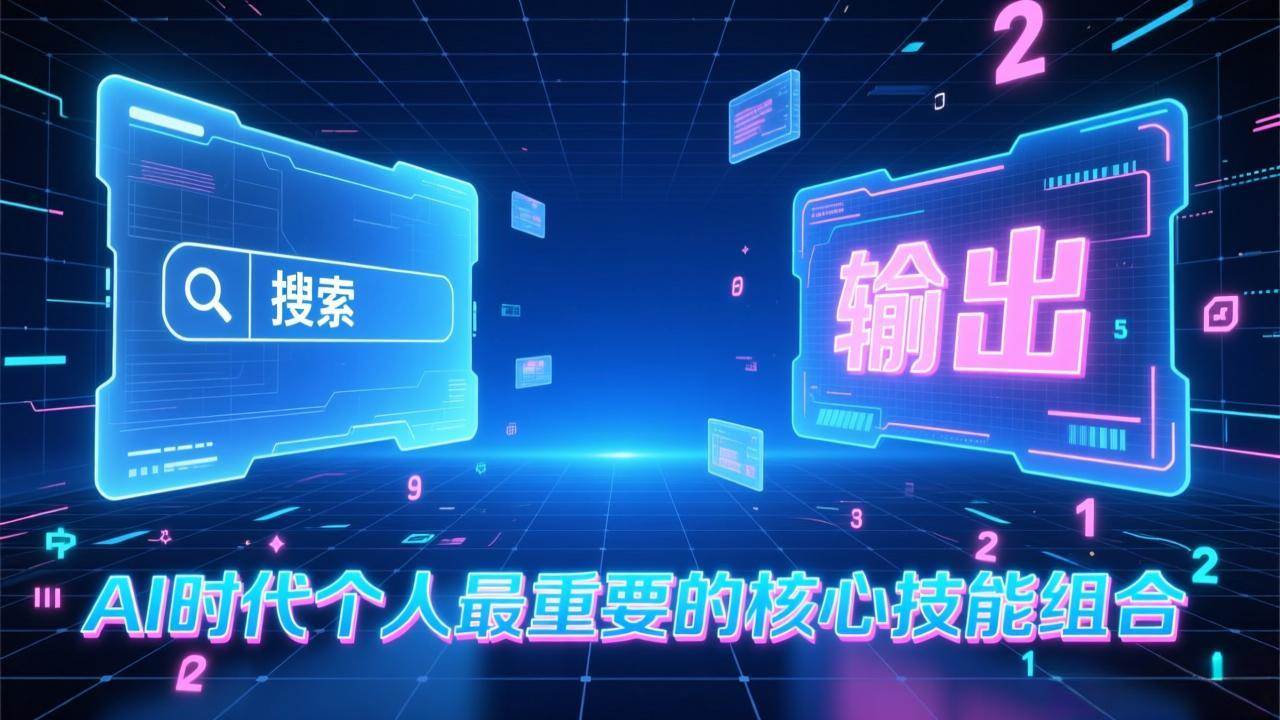 (1.12)付费文章：AI时代个人最重要的核心技能组合：“输出能力”和“搜索能力”