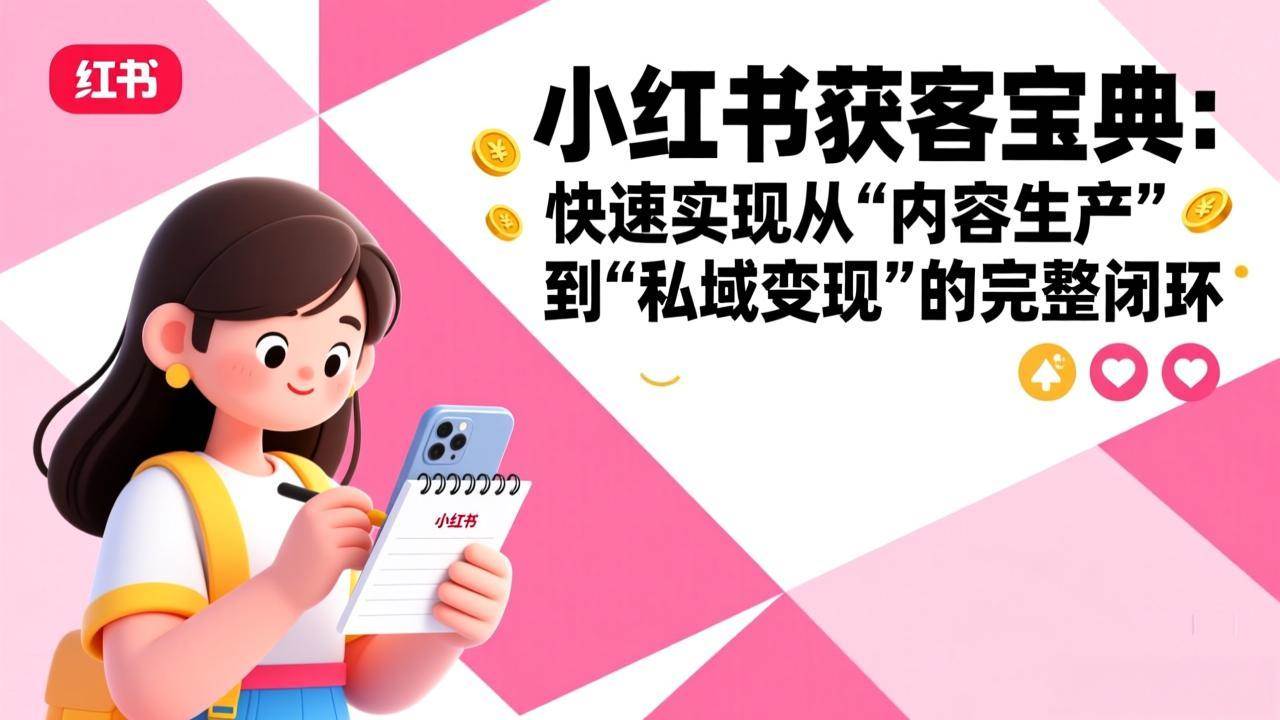 (3.6)小红书获客宝典：快速实现从“内容生产”到“私域变现”的完整闭环